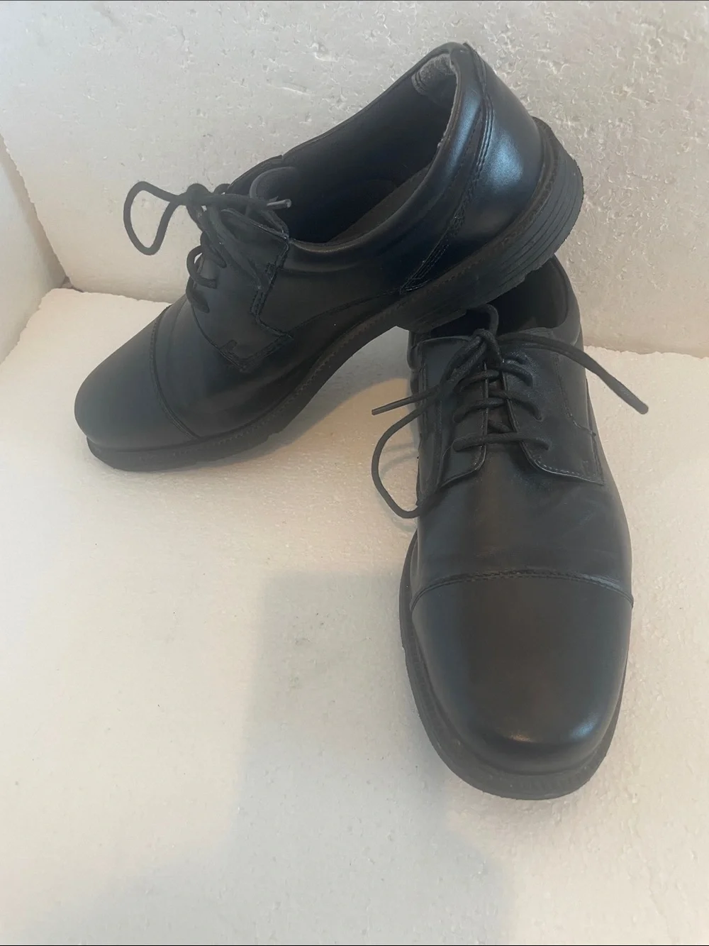 George Classic oxford’s Lace-Up Black formal Dress Shoes men’s size 10 1/2